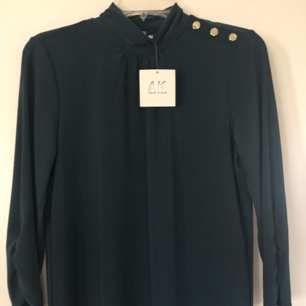 Anne Klein Ponderosa Pine 3/4 scrunched sleeve